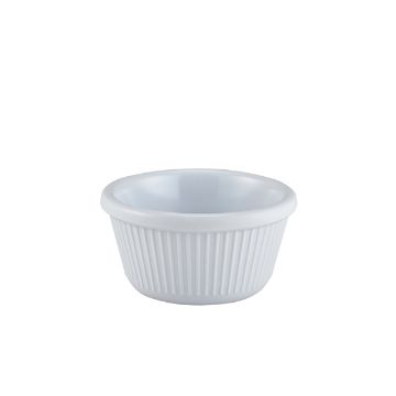 Picture of GenWare Melamine White Fluted Ramekin 85ml/ 3oz - Pack of 24