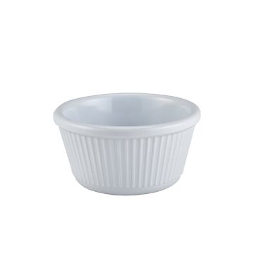 Picture of GenWare Melamine White Fluted Ramekin 114ml/ 4oz - Pack of 24