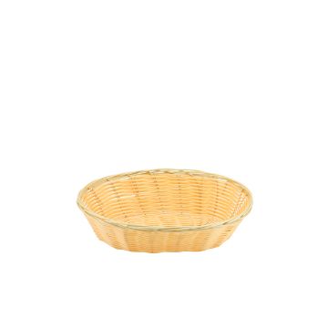 Picture of Oval  Polywicker Basket 9"X6"X2.25" - Pack of 12