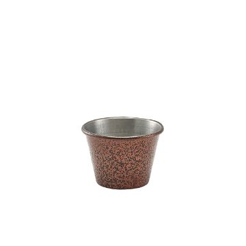 Picture of 2.5oz Stainless Steel Ramekin Hammered Copper - Pack of 24
