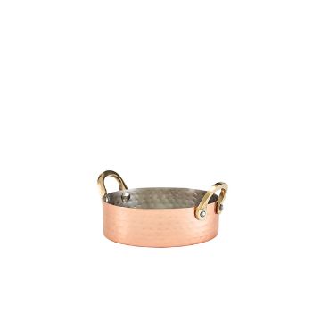 Picture of Mini Hammered Copper Plated Casserole Dish 12 x 3.5cm - Pack of 12