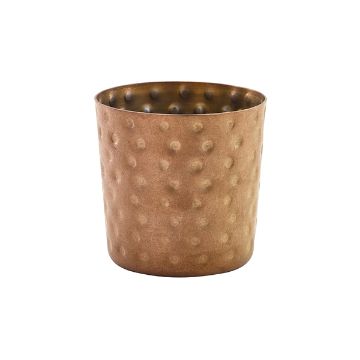 Picture of GenWare Copper Vintage Steel Hammered Serving Cup 8.5 x 8.5cm - Pack of 12