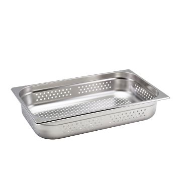 Picture of Perforated St/St Gastronorm Pan 1/1 - 100mm Deep