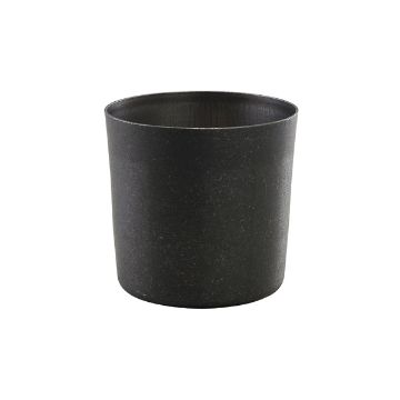 Picture of GenWare Black Vintage Steel Serving Cup 8.5 x 8.5cm - Pack of 12