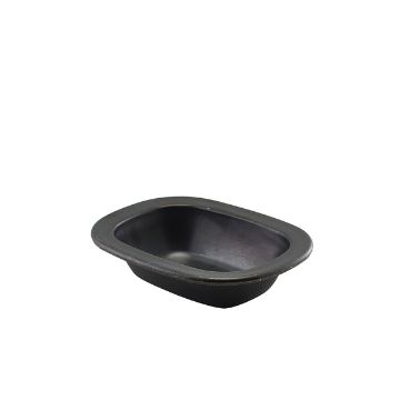 Picture of GenWare Black Vintage Steel Pie Dish 16cm - Pack of 12