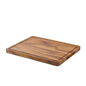 Picture of Genware Acacia Wood Serving Board 28 x 20 x 2cm