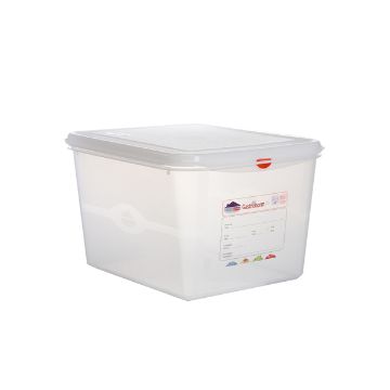 Picture of GN Storage Container 1/2 200mm Deep 12.5L - Pack of 6