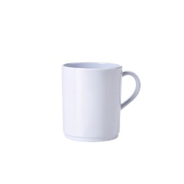 Picture of GenWare Melamine White Mug 28cl/ 10oz - Pack of 6
