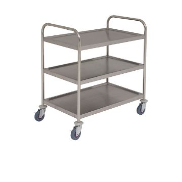 Picture of Fully Welded S/St. Trolley - 3 Shelves