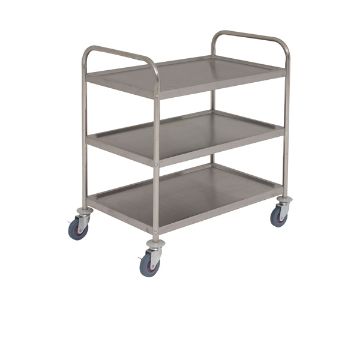 Picture of S/St. Trolley 85.5L X 53.5W X 93.3H 3 Shelves
