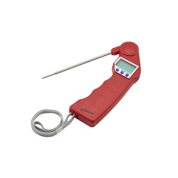 Picture of Genware Red Folding Probe Pocket Thermometer