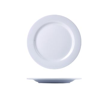 Picture of GenWare Melamine White Plate 17.8cm/ 7" - Pack of 12