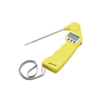 Picture of Genware Yellow Folding Probe Pocket Thermometer