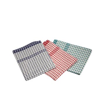 Picture of Cotton Check Towel 46X69cm 10Pcs Mix Colours