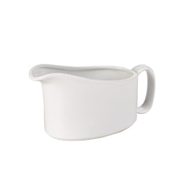 Picture of Genware Porcelain Sauce Boat 20cl/ 7oz - Pack of 6