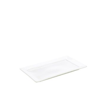 Picture of Genware Porcelain Rectangular Plate 30.5 x 18.5cm/ 12 x 7.25" - Pack of 6