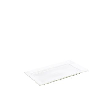 Picture of Genware Porcelain Rectangular Plate 24 x 17cm/ 9.5 x 6.75" - Pack of 6