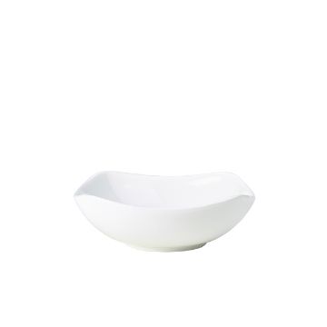 Picture of Genware Porcelain Rounded Square Bowl 17cm/ 6.5" - Pack of 6