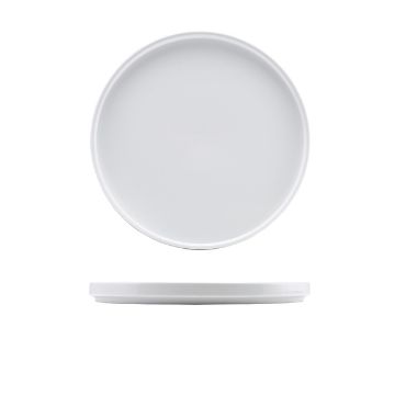 Picture of Genware Porcelain Low Presentation Plate 25cm/ 9.75" - Pack of 6