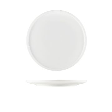Picture of GenWare Porcelain Flat Rim Plate 23cm/ 9" - Pack of 6