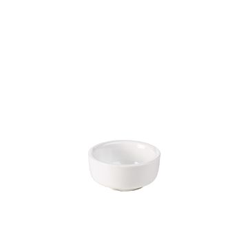 Picture of Genware Porcelain Butter Pat 6.5cm/  2.5" - Pack of 12