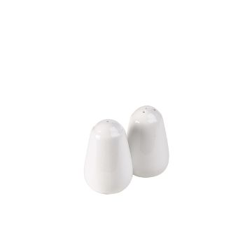 Picture of Genware Porcelain Salt Shaker 7cm/ 2.75" - Pack of 6