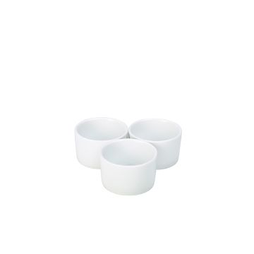 Picture of Genware Porcelain Contemporary Smooth Ramekin 8cm/ 3" - Pack of 6