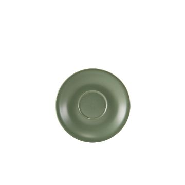 Picture of GenWare Porcelain Matt Sage Saucer 13.5cm/ 5.25" - Pack of 6