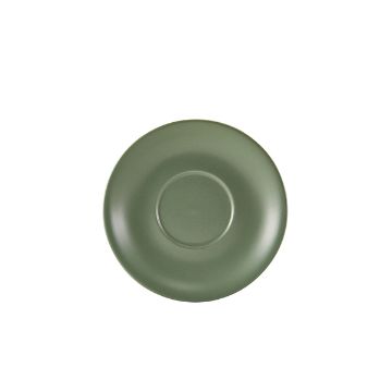 Picture of GenWare Porcelain Matt Sage Saucer 16cm/ 6.25" - Pack of 6