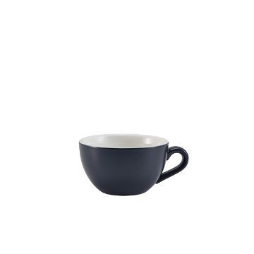 Picture of GenWare Porcelain Matt Blue Bowl Shaped Cup 17.5cl/ 6oz - Pack of 6
