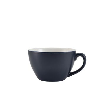 Picture of GenWare Porcelain Matt Blue Bowl Shaped Cup 34cl/ 12oz - Pack of 6