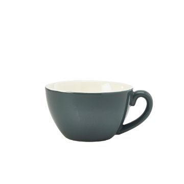 Picture of Genware Porcelain Grey Bowl Shaped Cup 34cl/ 12oz - Pack of 6