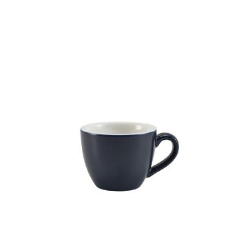 Picture of GenWare Porcelain Matt Blue Bowl Shaped Cup 9cl/ 3oz - Pack of 6