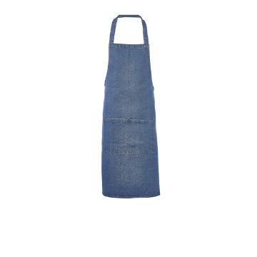 Picture of Washed Denim Bib Apron 70 x 90cm