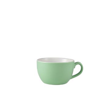 Picture of Genware Porcelain Green Bowl Shaped Cup 17.5cl/ 6oz - Pack of 6