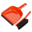 Picture of Jantex Dustpan & Brush Set - Red - HZ840