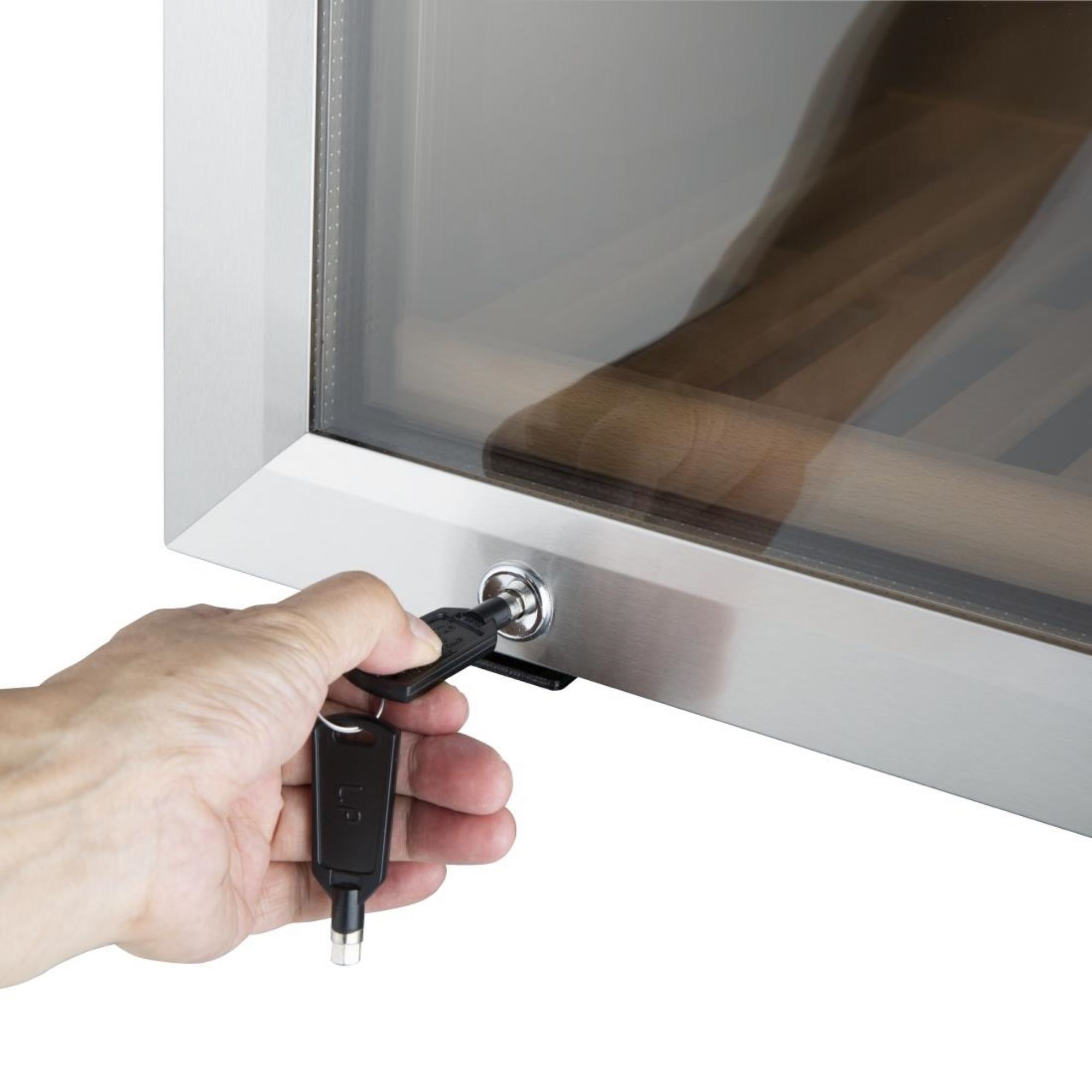 Picture of Polar G-Series Single Zone Wine Fridge Stainless Steel 126 bottles