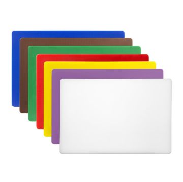 Picture of Hygiplas Low Density Chopping Board Set Large 600x450x20mm (7 pack)