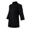 Picture of Whites Ladies Fitted Chef Jacket Black Size M