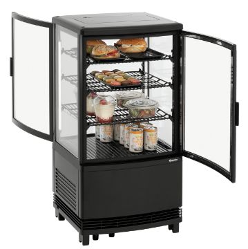 Picture of Bartscher Mini cooler 64L2T black