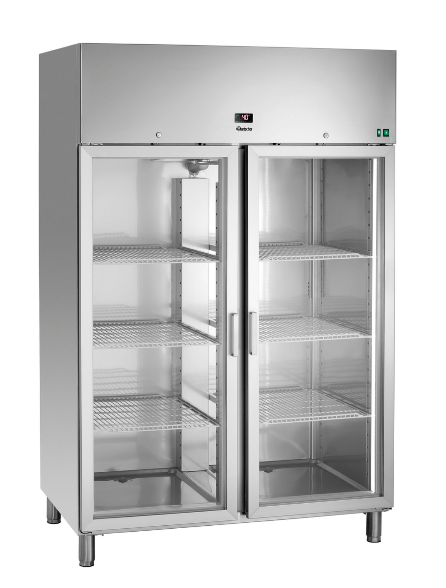Picture of Bartscher Glass-doored refrigerator 1400 GN210