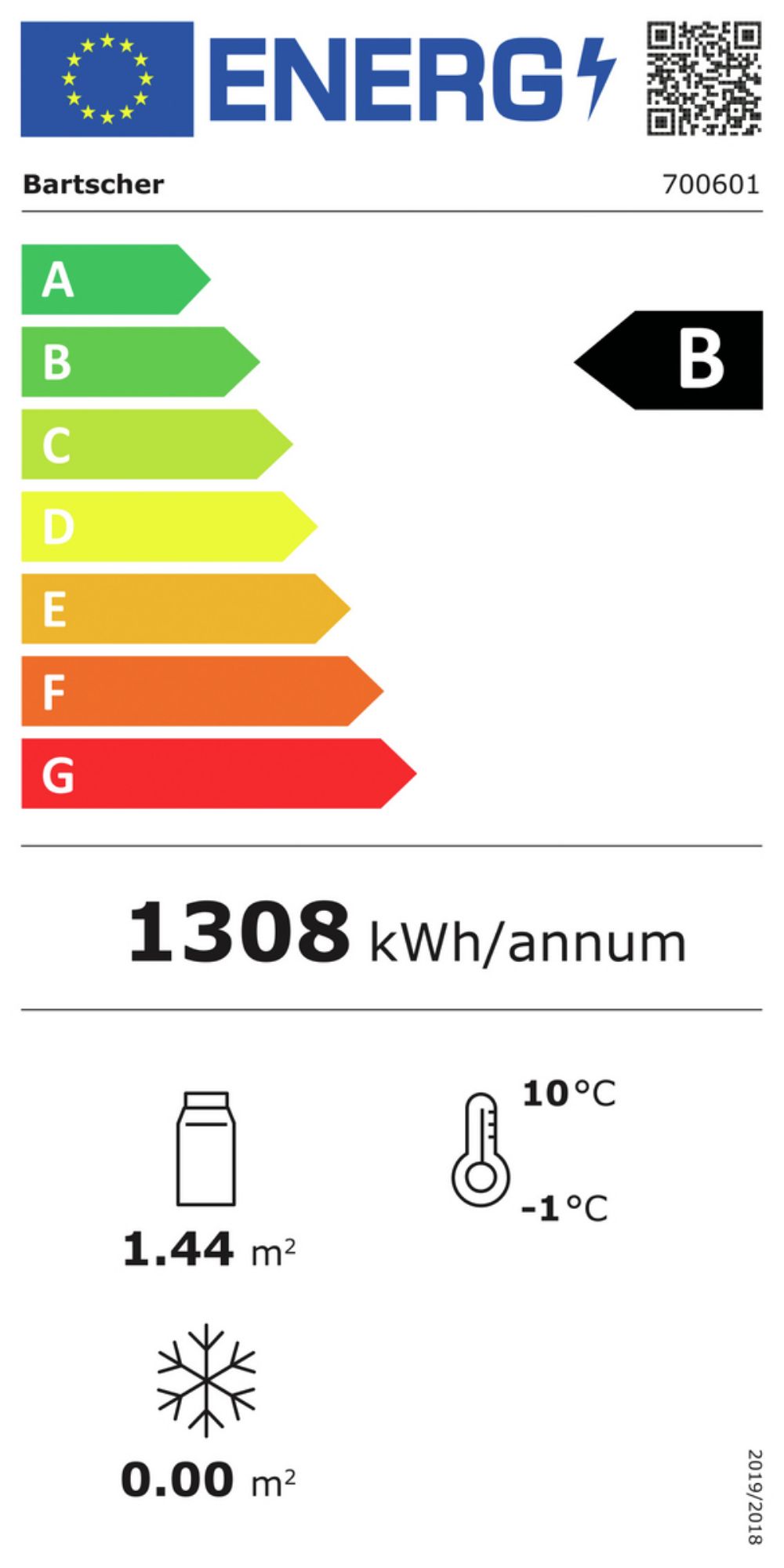 Picture of Bartscher Glass-doored refrigerator 1400 GN210