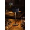 Picture of Olympia Lucca Table Lamp Squared Dome Grey 300mm