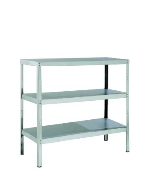 Picture of Parry RACK3S - Stainless Steel Storage Rack With 3 Shelves And Adjustable Feet 1500 x 400 x 1200