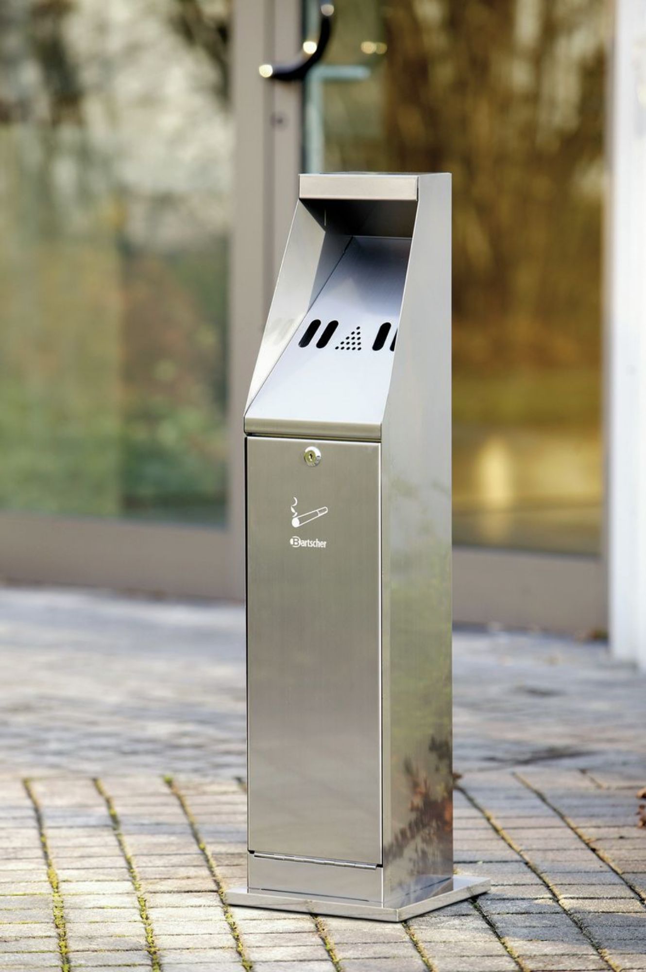 Picture of Bartscher Standing ashtray, silver