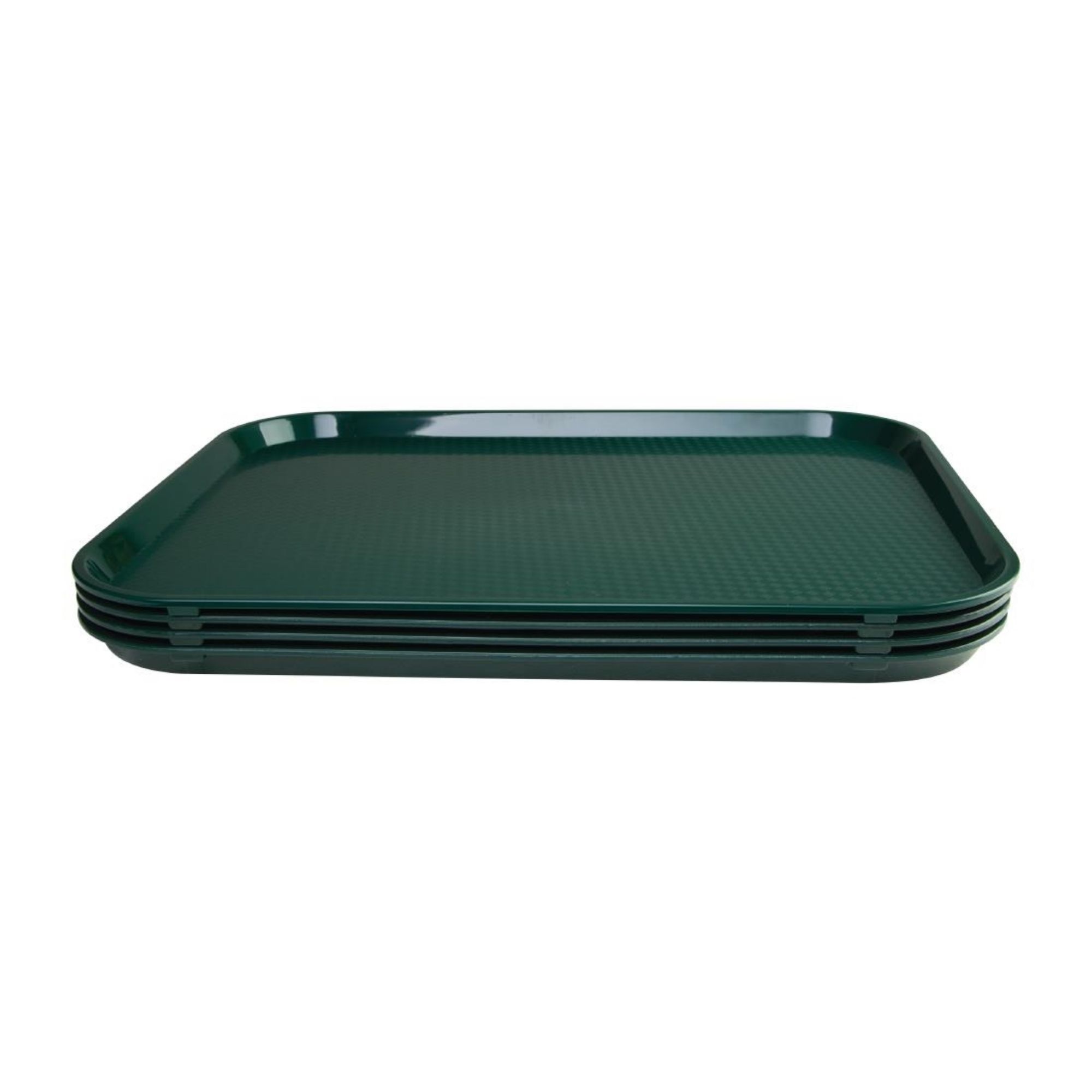 Picture of Olympia Kristallon Large Polypropylene Fast Food Tray Green 450mm