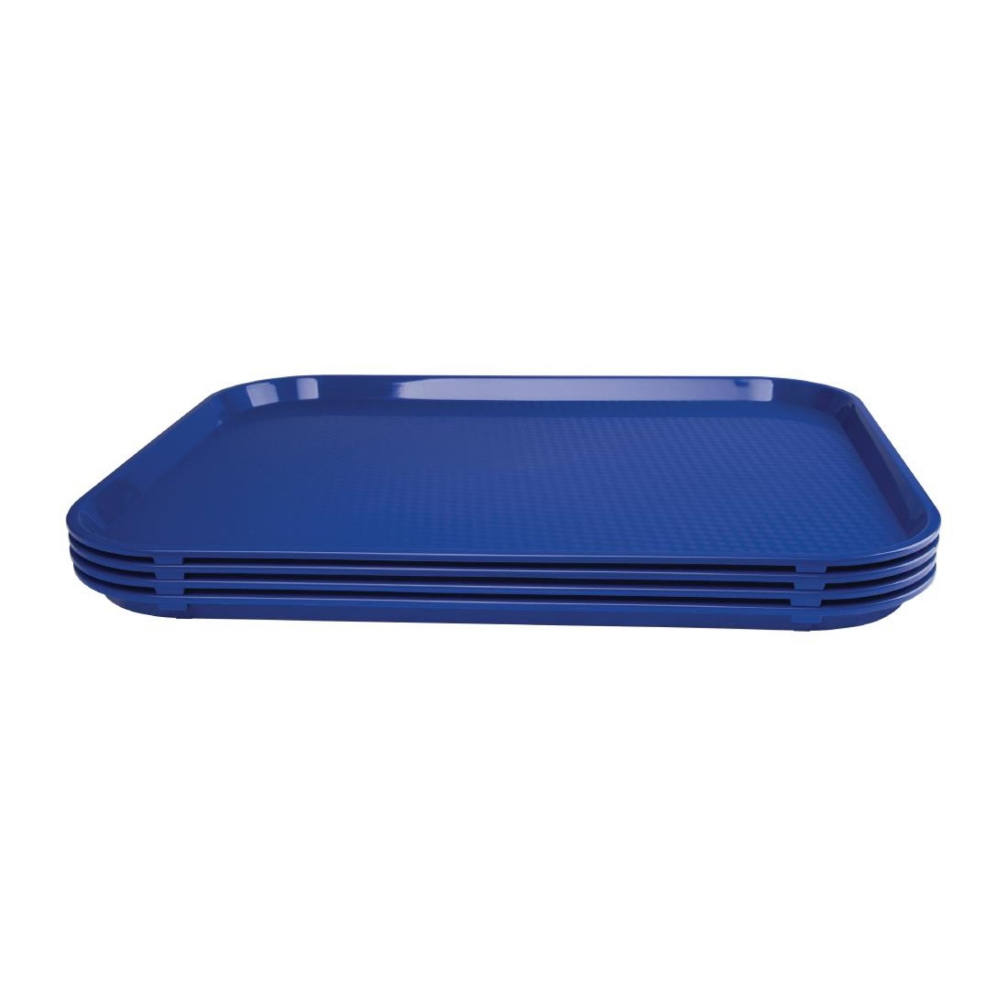 Picture of Olympia Kristallon Polypropylene Fast Food Tray Blue Large 450mm