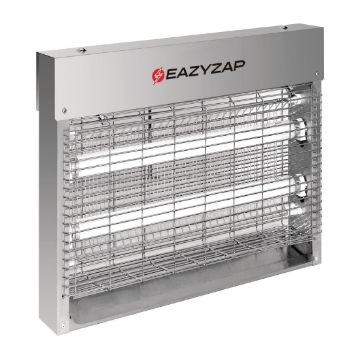 Picture of Eazyzap Energy Efficient Stainless Steel LED Fly Killer 30mÂ²