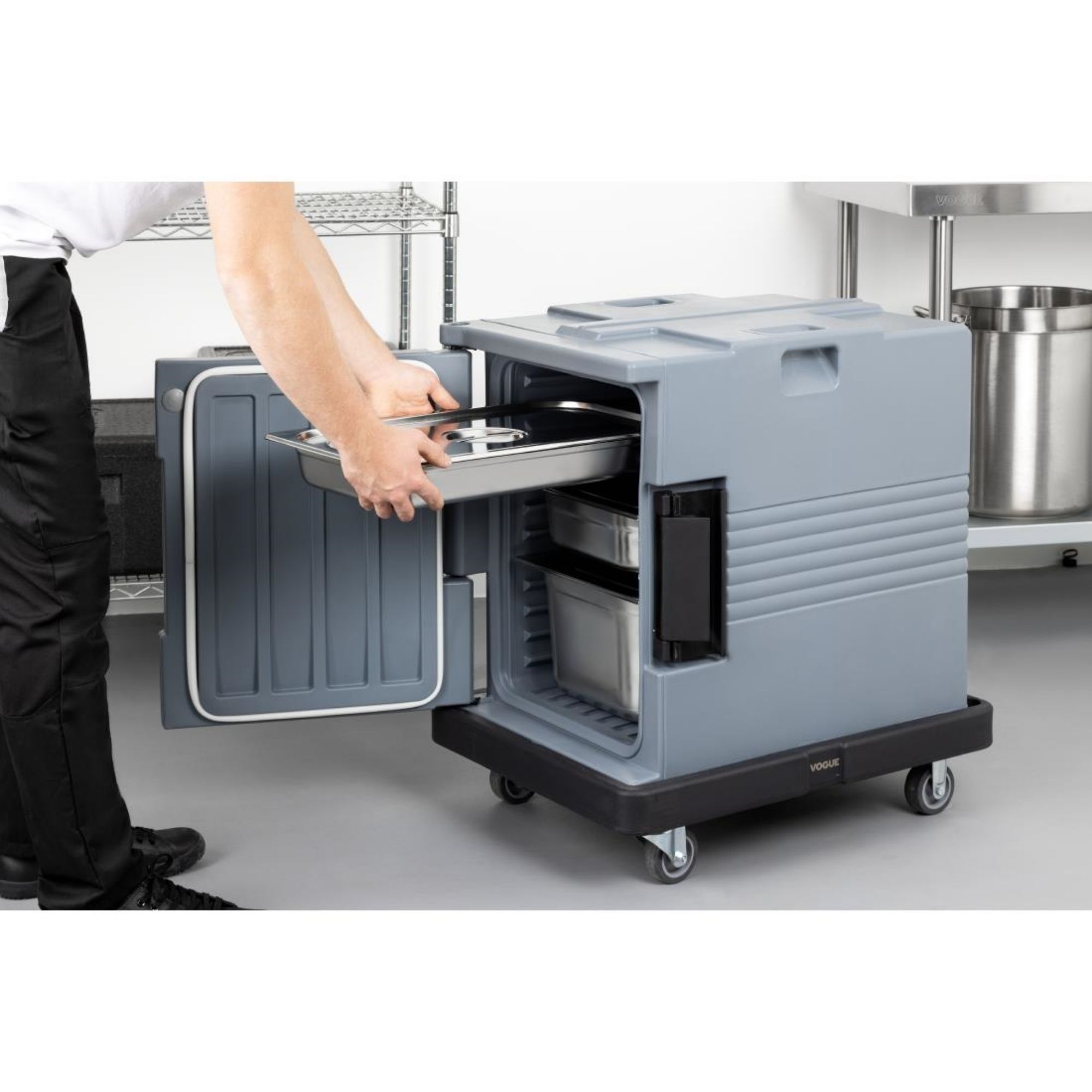 Picture of Vogue Thermal Box Front Loading Heavy Duty Insulated Food Box GN Size