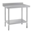 Picture of Vogue Stainless Steel Prep Table with Upstand 900mm